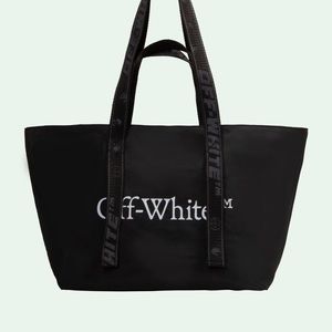 Off White nylon commercial tote - AUTHENTIC